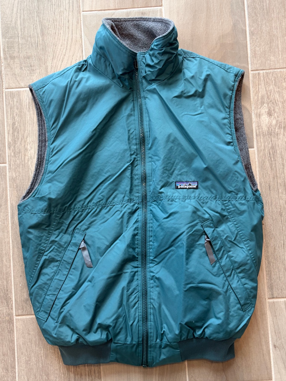 Vintage Patagonia Teal Zip Front Vest